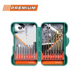 Накрайници и свредла 16 части Premium
