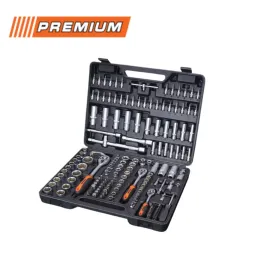 Комплект гедоре Premium 1/4", 3/8", 1/2" - 171 части