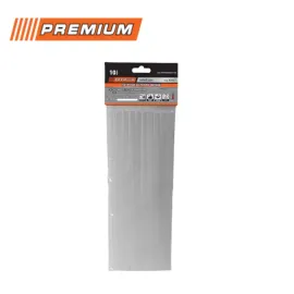 Силиконови пръчки безцветни, 10 броя, Ø11 x 300 мм, Premium Силиконови пръчки безцветни, 10 броя, Ø11 x 300 мм, Premium