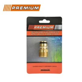 Адаптер за бърза връзка Premium с външна резба 1/2 месингов