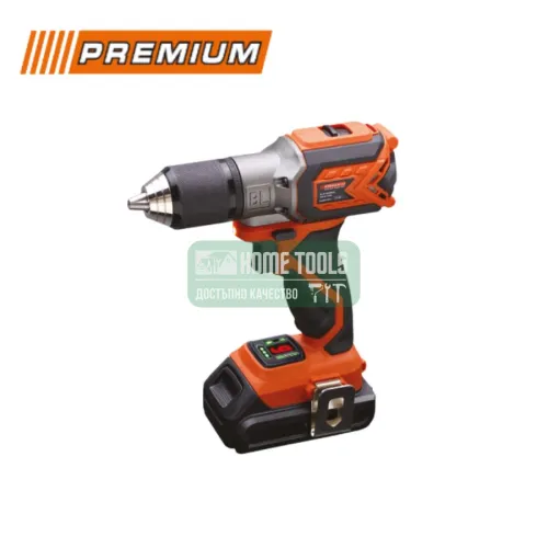Акумулаторна бормашина с безчетков мотор 18V Premium HD