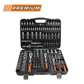 Комплект гедоре 1/4"-3/8"-1/2" 171Ч Premium