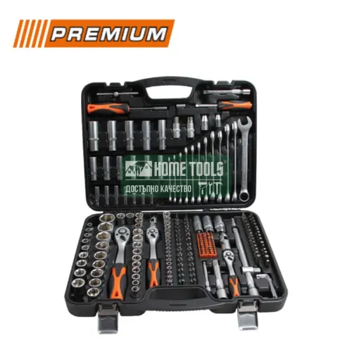 Комплект гедоре 1/4"-3/8"-1/2" 216Ч Premium