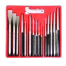 Пробои и секачи комплект CR-VTMP Topmaster 15 бр.