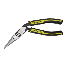 Островърхи клещи с извита глава Topmaster / 200 мм, Cr-Ni /