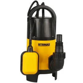 Потопяема дренажна помпа за вода RTR MAX RTM839, 900 W, 8.5 м, с поплавък Потопяема дренажна помпа за вода RTR MAX RTM839, 900 W, 8.5 м, с поплавък