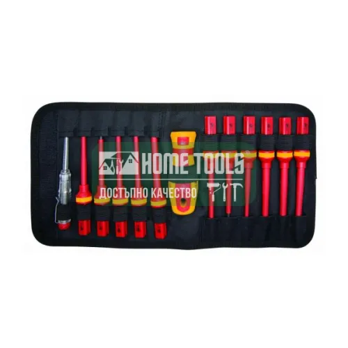 Комплект изолирани отвертки VDE Topmaster / 13 бр /