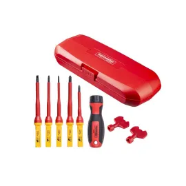 Комплект изолирани отвертки TopMaster, 1000 V, 8 части Комплект изолирани отвертки TopMaster, 1000 V, 8 части