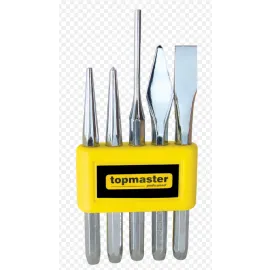 Пробои и секачи комплект Topmaster 5 бр.