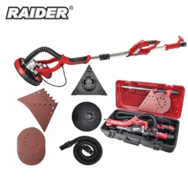 Шлайфмашина за стени и тавани RAIDER RD-DS07, 750 W, 225 мм, две глави в куфар Шлайфмашина за стени и тавани RAIDER RD-DS07, 750 W, 225 мм, две глави в куфар