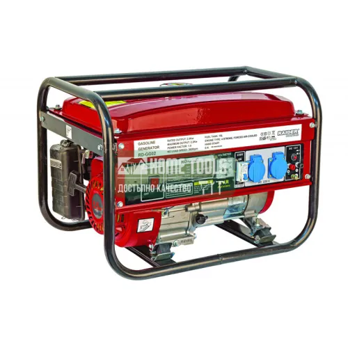 Бензинов монофазен генератор за ток Raider RD-GG02, 2 kW, 14 л