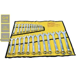 Комплект полирани звездогаечни ключове Topmaster, 6-32 мм, 25 бр.