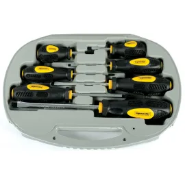 Отвертки комплект Topmaster CR-V TMP в куфар 7 бр. Отвертки комплект Topmaster CR-V TMP в куфар 7 бр.