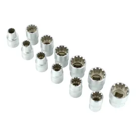 Комплект вложки Topmaster, Splin, 1/2", 12 бр.