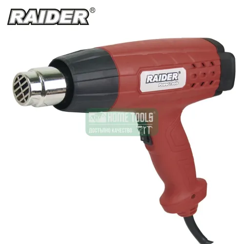 Пистолет за горещ въздух RAIDER RD-HG14, 2000 W, 4+1 накрайника