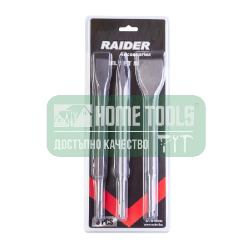 Комплект длета Raider, SDS-Plus, 250 мм, 3 бр