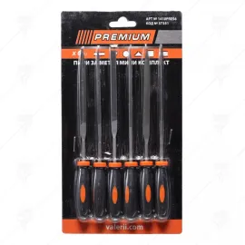 Комплект мини пили за метал Premium, 140 мм, 6 бр Комплект мини пили за метал Premium, 140 мм, 6 бр