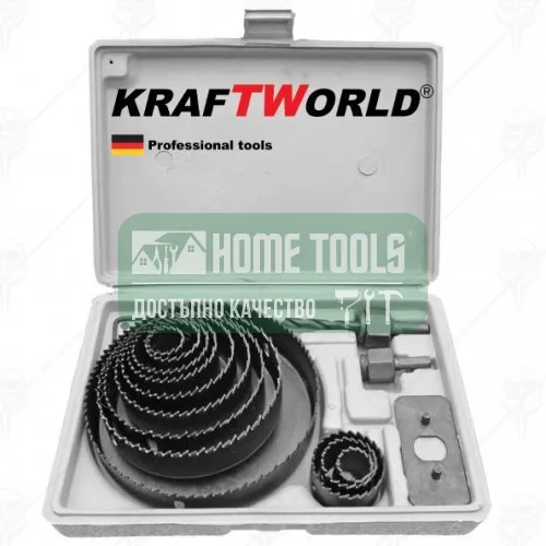 Немски Фрези за дърво KraftWorld 19- 127 мм - комплект 12 ч