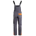 Работен полугащеризон PRISMA SUMMER GREY/ORANGE