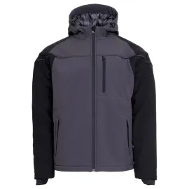Софтшел яке PRISMA SOFTSHELL WINTER DARK GREY/BLACK