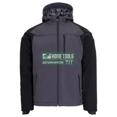 Софтшел яке PRISMA SOFTSHELL WINTER DARK GREY/BLACK