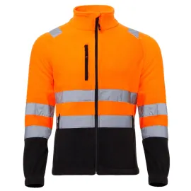 Сигнален суитшърт PRISMA HV ORANGE FLEECE