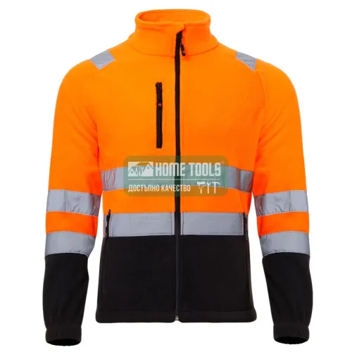 Сигнален суитшърт PRISMA HV ORANGE FLEECE