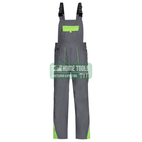 Работен полугащеризон PRISMA SUMMER GREY/GREEN