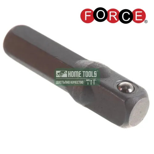 Адаптор Force 8092230, 1/4''Hex x 1/4''Sq, 30 мм