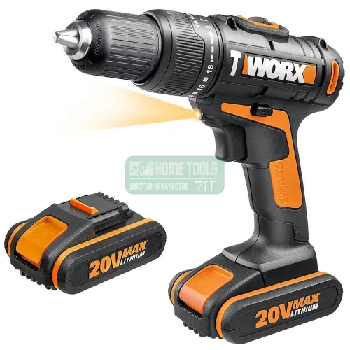 Акумулаторна бормашина ударна WX371.1 с 2 броя Li-ion /20V,2Ah, 40 Nm/ Акумулаторна бормашина ударна WX371.1 с 2 броя Li-ion /20V,2Ah, 40 Nm/