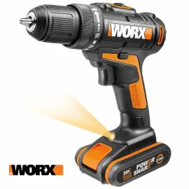 Акумулаторна бормашина WORX WX101.1, 20 V, 0-500/0-1450 rpm, 30 Nm Акумулаторна бормашина WORX WX101.1, 20 V, 0-500/0-1450 rpm, 30 Nm