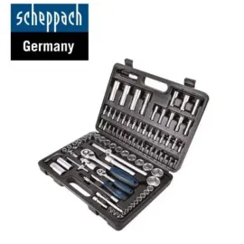 Гедоре комплект Scheppach TB94, 1/2", 1/4", 94 части Гедоре комплект Scheppach TB94, 1/2", 1/4", 94 части
