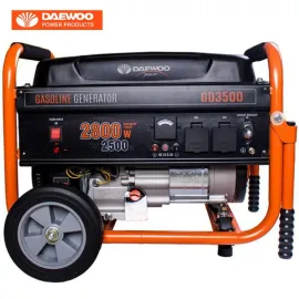Бензинов монофазен генератор DAEWOO GD3500 /ръчен старт, 2.5/2.8 kW, 15 l/
