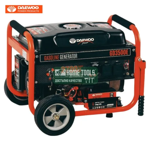 Бензинов монофазен генератор DAEWOO GD3500E /ел.старт, 2.4/2.7 kW, 15 l/