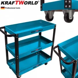 Немска Количка за инструменти KraftWorld с 3 етажерки