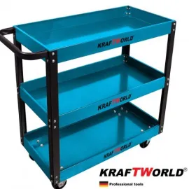 Немска Количка за инструменти KraftWorld с 3 етажерки