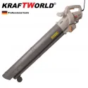 Електрически листосъбирач KraftWorld 3500W с два режима на работа - събиране и издухване