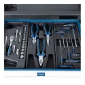 Количка за инструменти Scheppach TW1000, 263 части, 450 кг, 770х460х970 мм