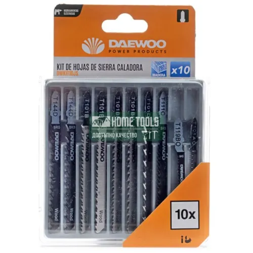 Комплект ножчета за зеге DAEWOO DWKIT10JS, 10 броя