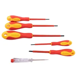 Комплект Немски Отвертки Електричарски KraftWorld 6бр Комплект Немски Отвертки Електричарски KraftWorld 6бр