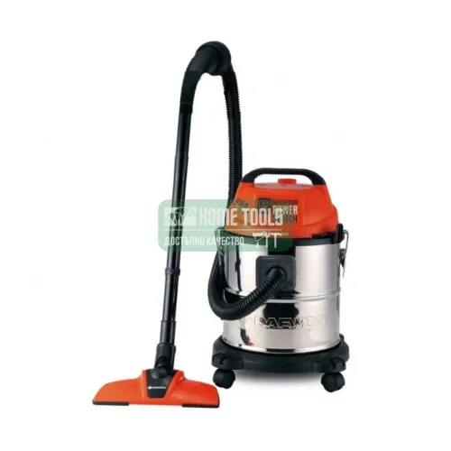 Прахосмукачка за сухо и мокро почистване DAEWOO DAVC90-20L, 1200 W, 20 л, 25 л/сек