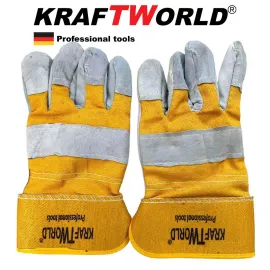 Работни предпазни ръкавици за електрожен KraftWorld