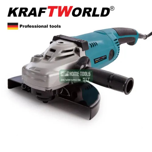 Немски ъглошлайф KraftWorld 3000W Голям шлайф на ток 230мм