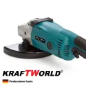 Немски ъглошлайф KraftWorld 3000W Голям шлайф на ток 230мм