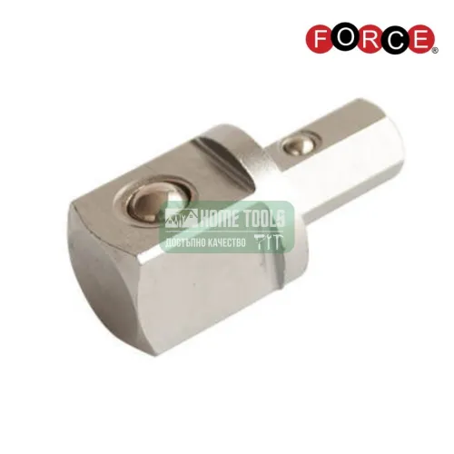 Адаптор Force 8095430, 5/16'' Hex - 1/2'' Sq, 30 мм