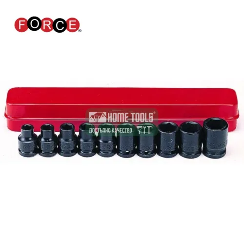 Вложки ударни Force Tools JN65489 /11-24 мм, 10 части/