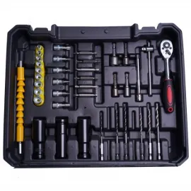 Немски Акумулаторен Ударен Гайковерт KraftWorld безчетков 36V, 8A + 35 Части Бонус