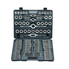 Немски Метчици и плашки KraftWorld 110части за нарязване на резби Немски Метчици и плашки KraftWorld 110части за нарязване на резби