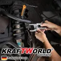 Скоба за ябълковидни болтове KraftWorld /скоба за шарнири
