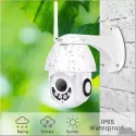 Безжична водоустойчива WIFI Full HD IP - камера NVR PTZ външна въртяща 2MP